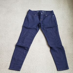 Dark wash stretch Jean legging